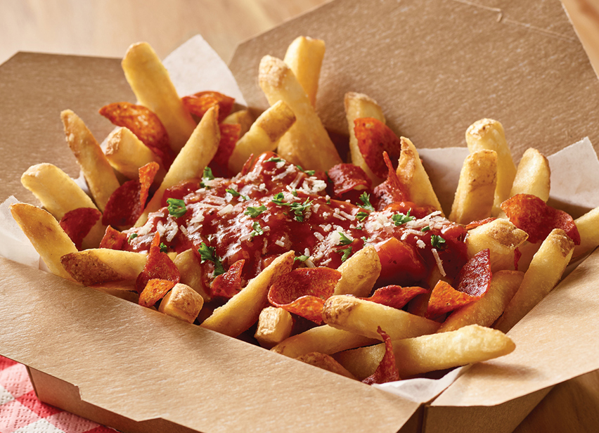 Pepperoni Pizza Fries