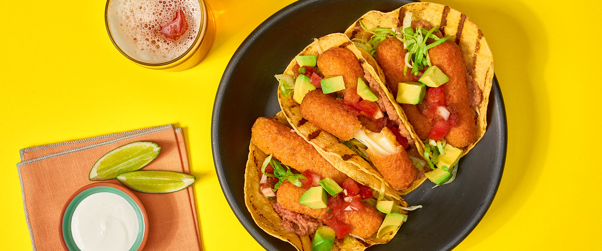 Crispy Mozz "Fundito" Street Tacos
