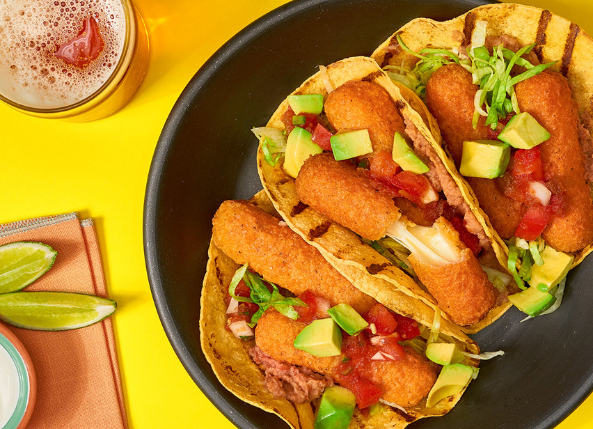 Crispy Mozz "Fundito" Street Tacos