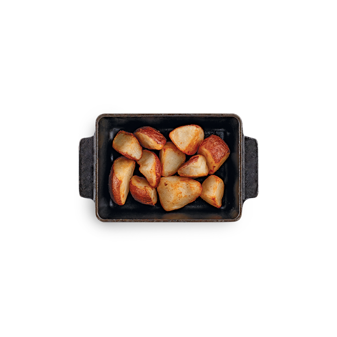 MCCAIN® CHOPPED SEASONED SKIN-ON ROASTED REDSKIN POTATOES 4X4 LBS