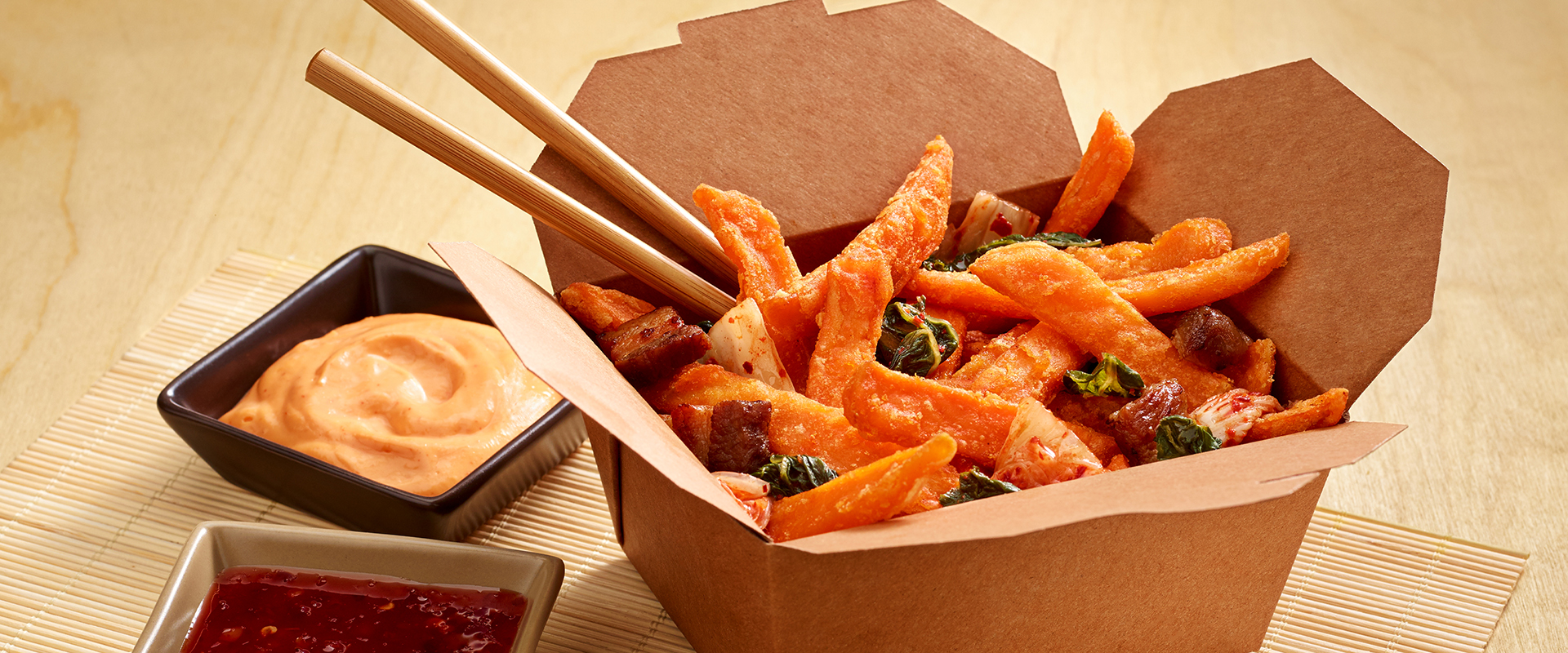 Kimchee Sweet Fries
