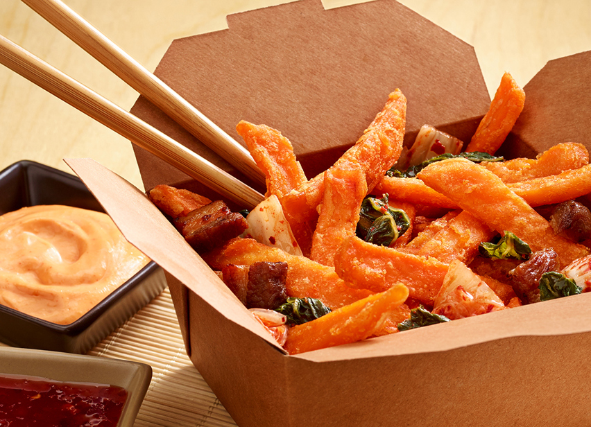 Kimchee Sweet Fries