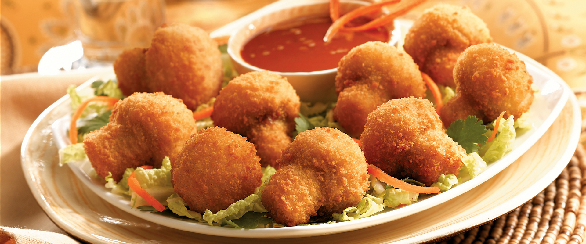 Spicy Mushroom Dippers