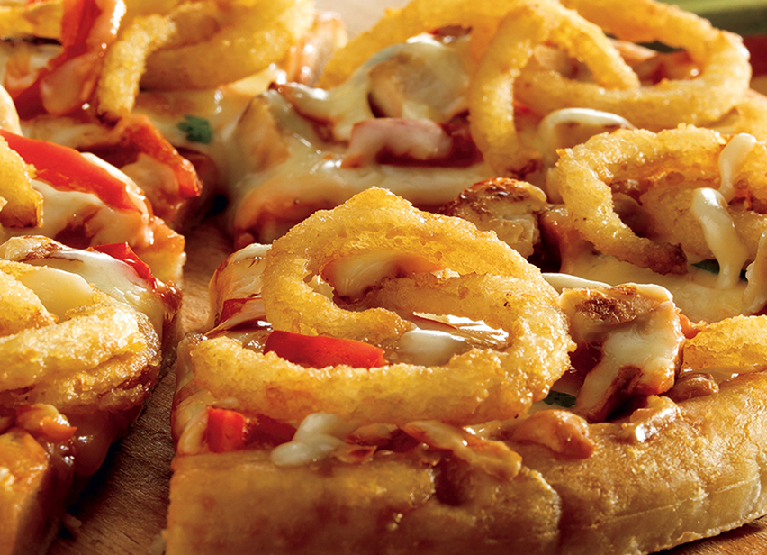 Tangle Topped Pizza