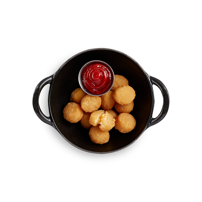 GOLDEN CRISP® BREADED CHEDDAR POTATO BITES