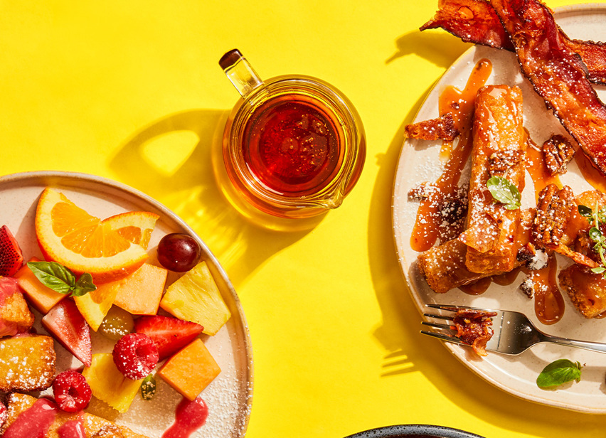 Pecan-Bacon French Toast