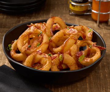 Hot Honey Bacon Rings
