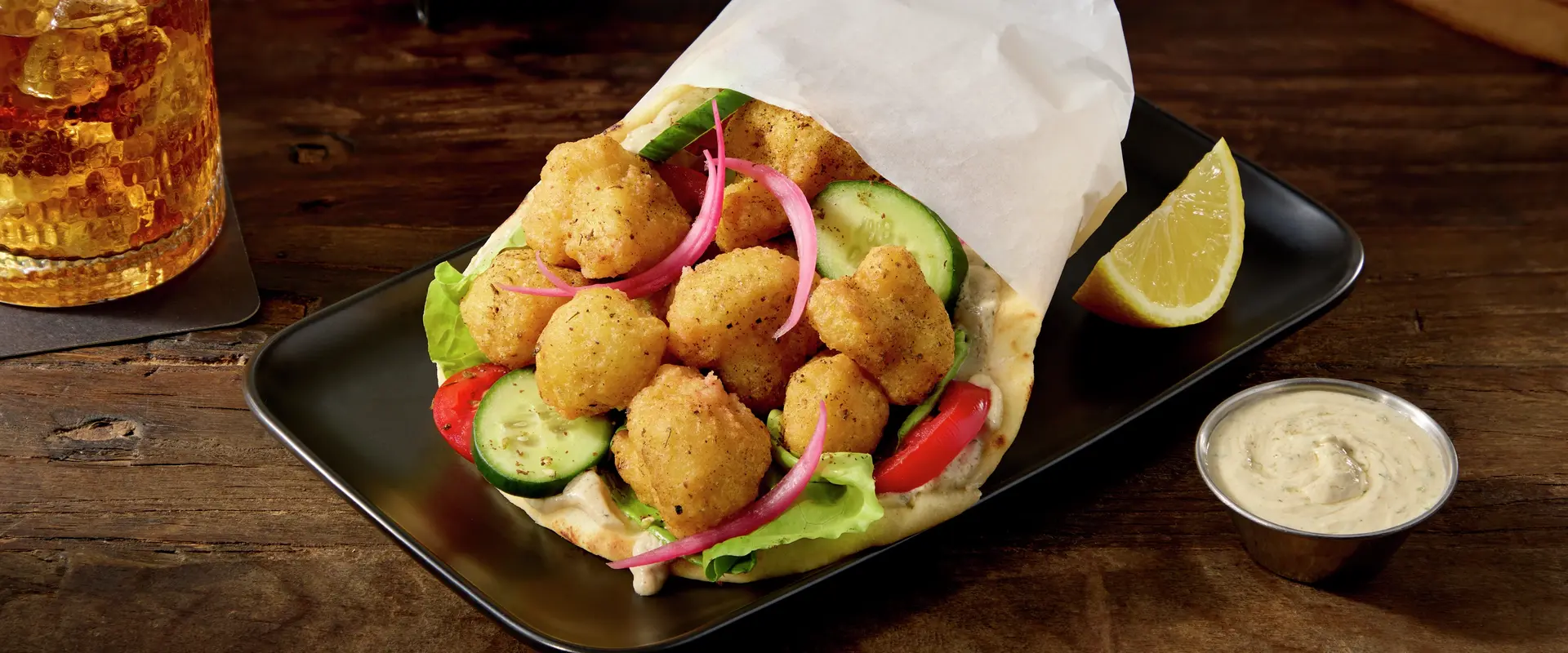 Cauli Shawarma Wrap