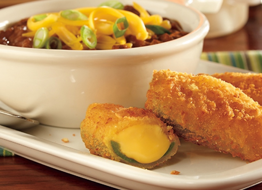 Chili and Cheddar Cheese Poppers