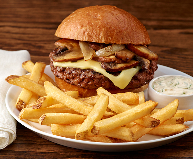 French Onion Burger