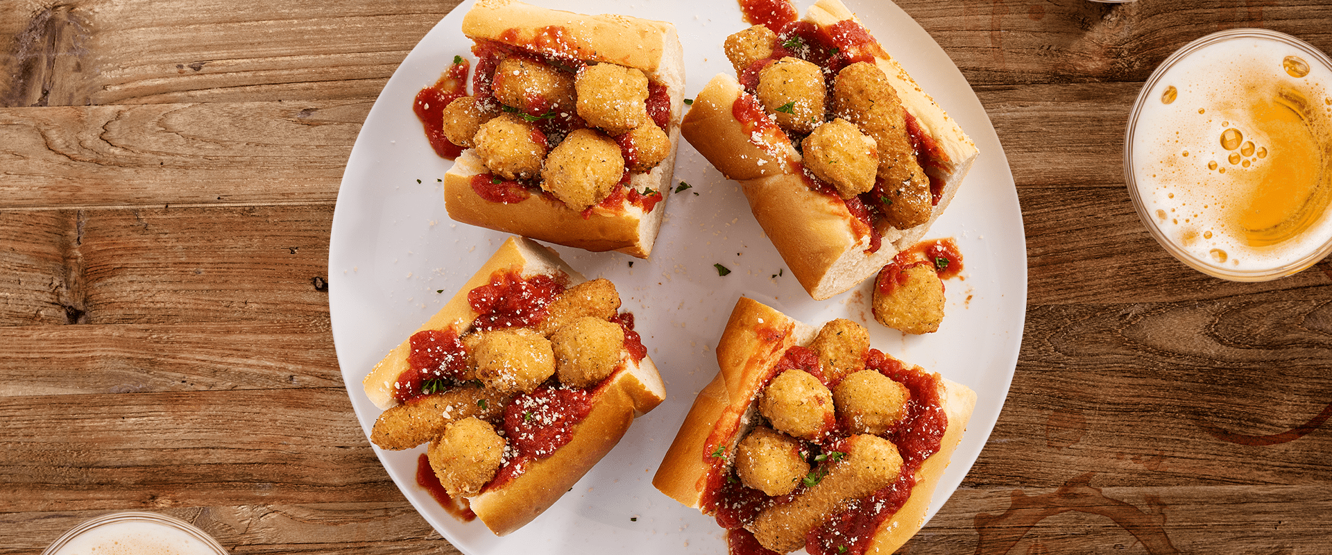 Fast Break Ricotta and Mozzarella Sub