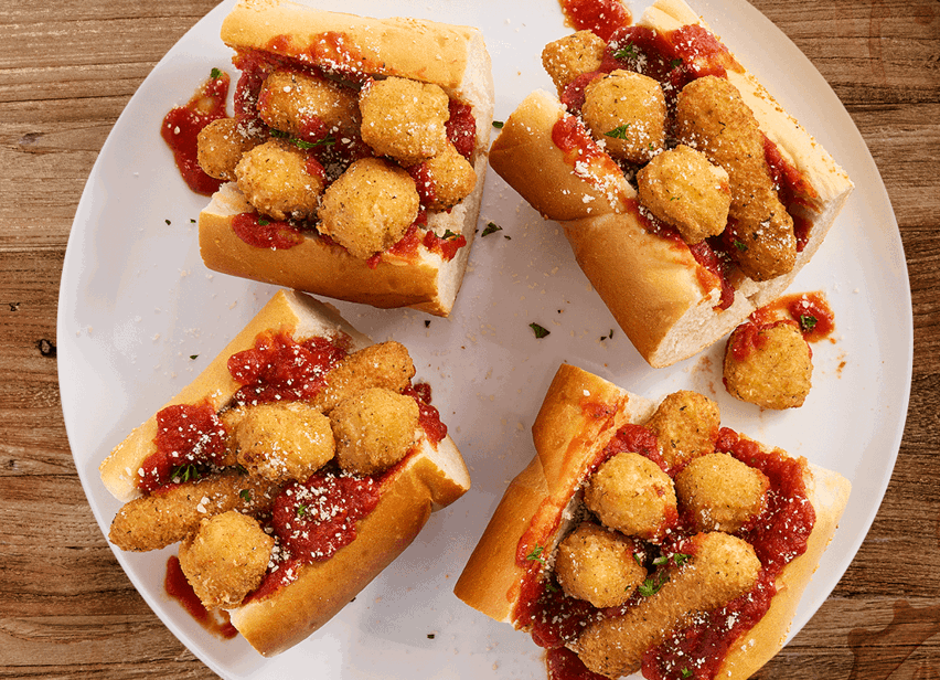 Fast Break Ricotta and Mozzarella Sub