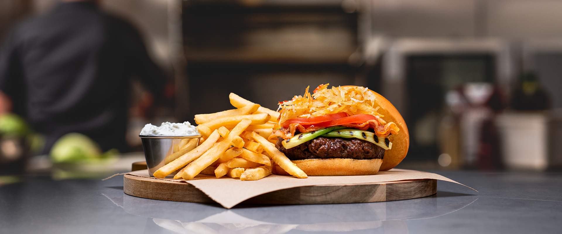 Russet Crunch Burger