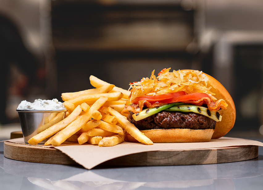 Russet Crunch Burger
