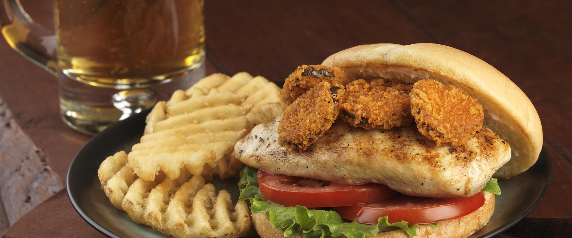 Grilled BBQ Chicken Sandwich