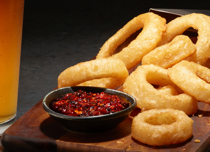 Beer Battered Rings w Shanghai Dipping Sauce