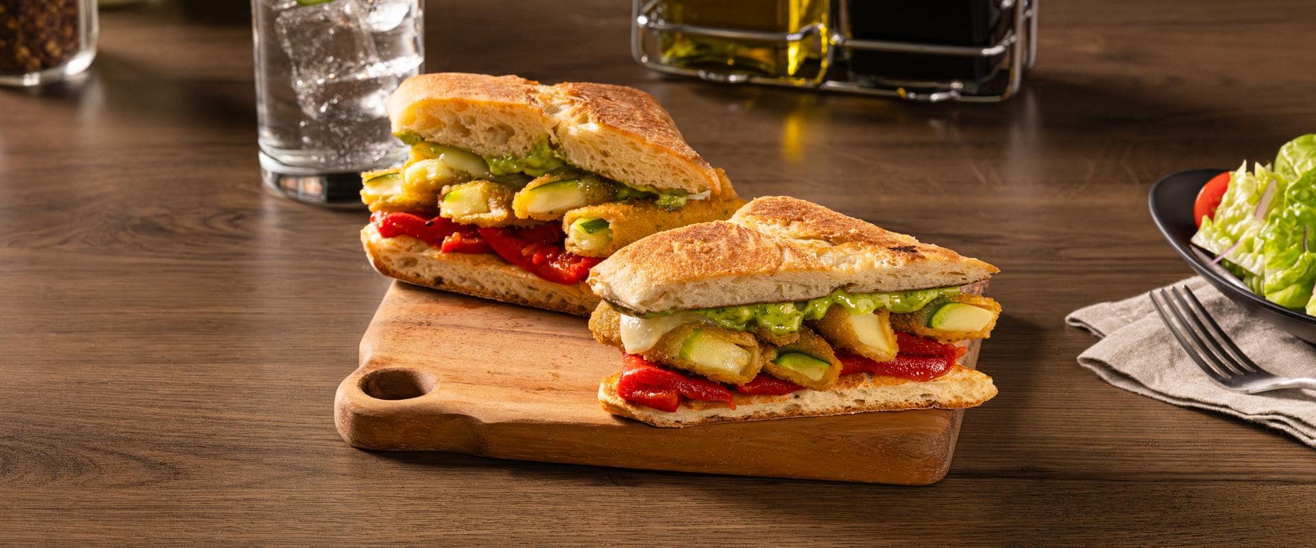 Vegetarian Italian Panini