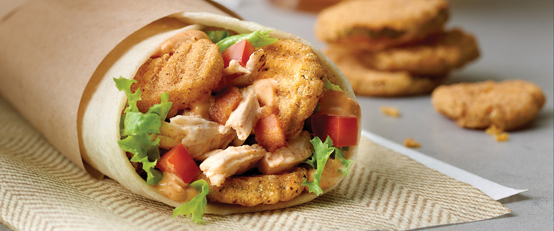 Pickled Chicken Wrap