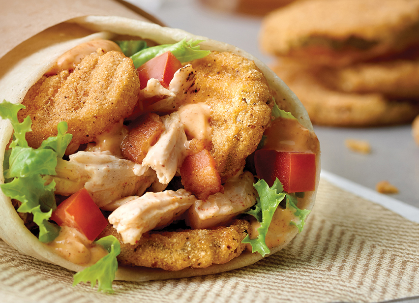 Pickled Chicken Wrap