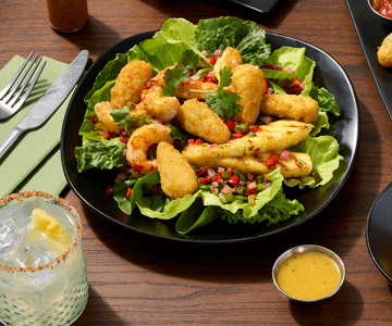 Island Grilled Shrimp Fajita Salad