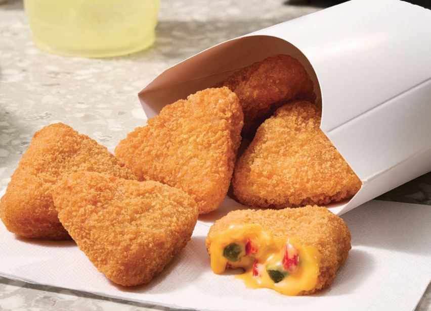Golden Crisp® Breaded Nacho Cheese Triangles Sell Sheet