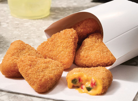Golden Crisp® Breaded Nacho Cheese Triangles Sell Sheet