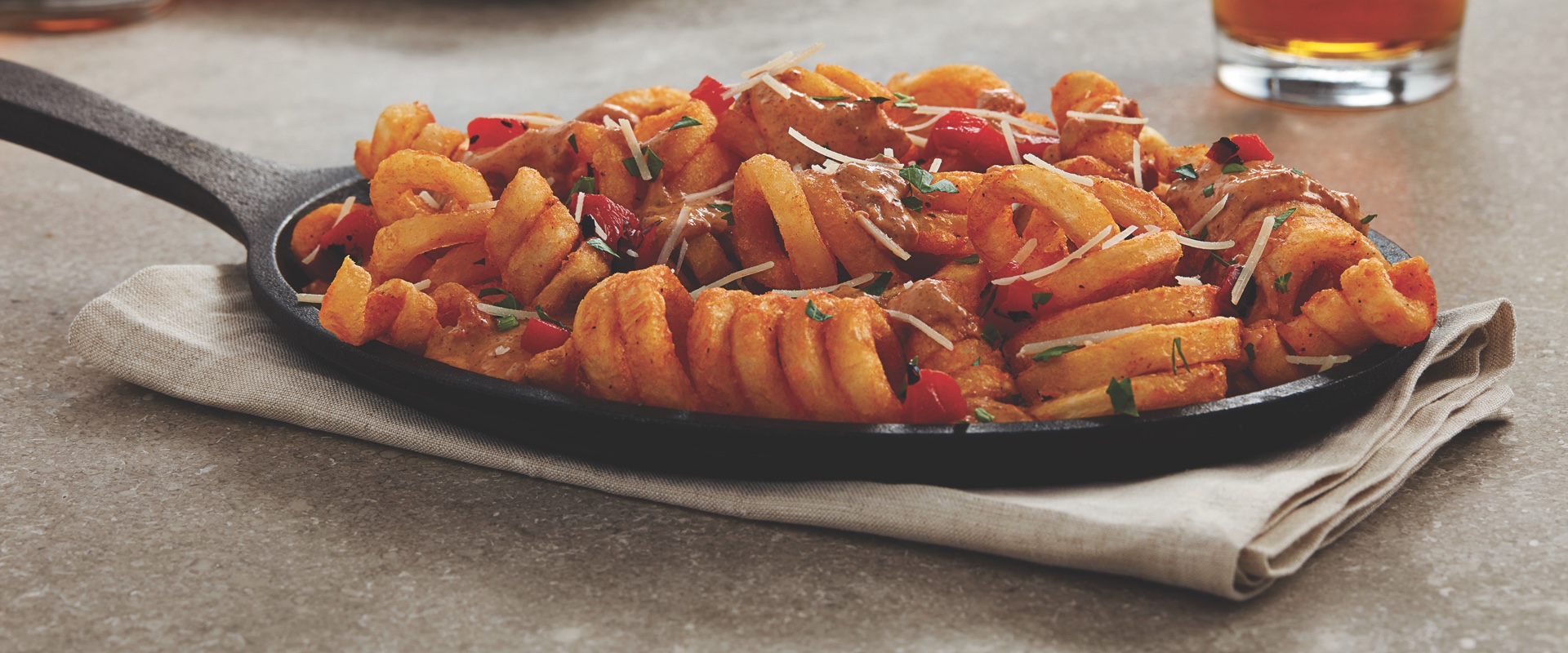 Zesty Chorizo and Alfredo Loaded Fries