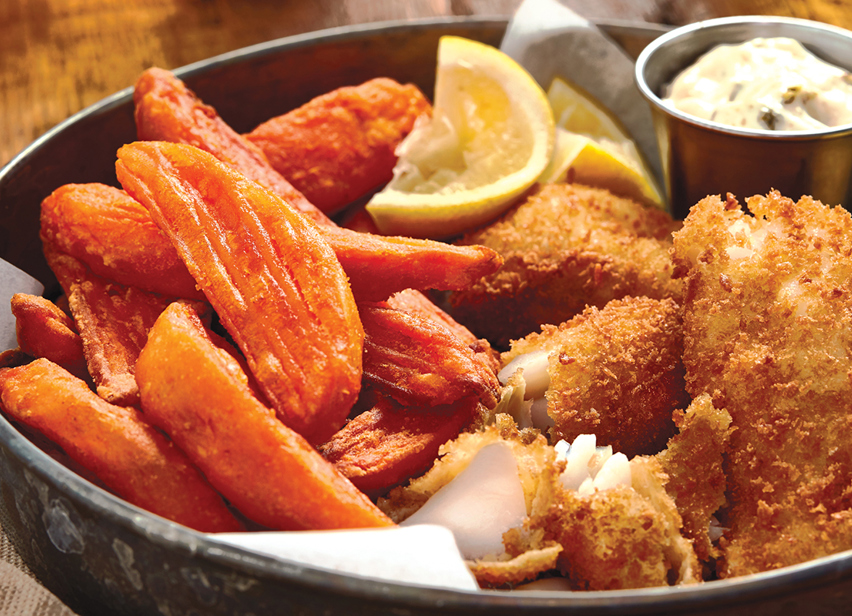 Fish & Sweet Potato Chips