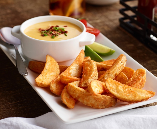 Beer Cheese Soup Wedges