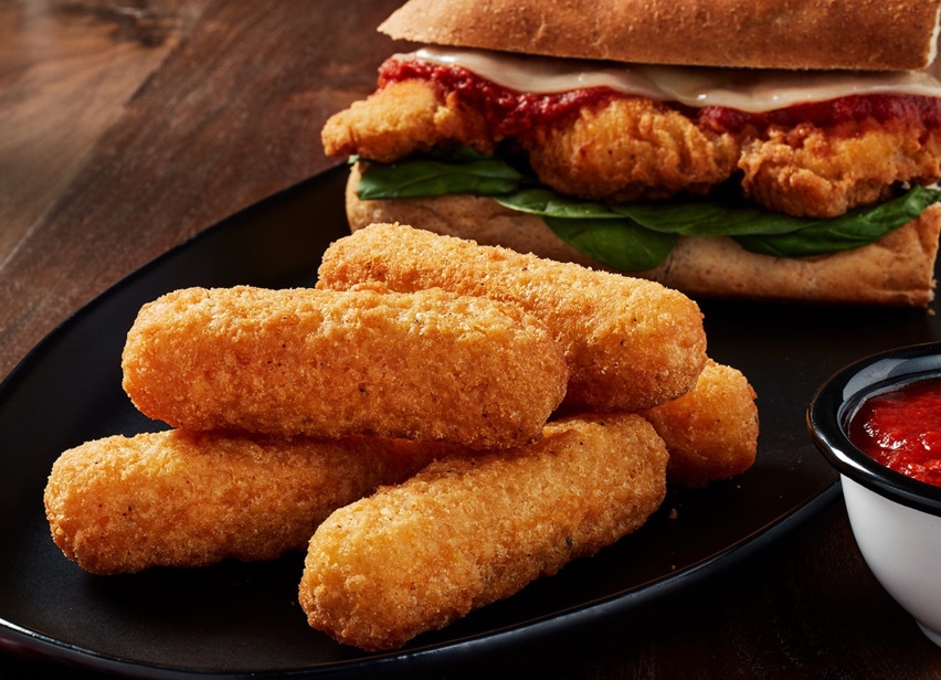 Chicken Parm Sub with Battered Mozzarella Cheese Sticks