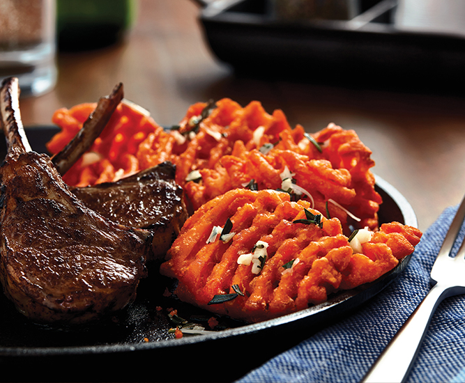 Grilled Lamb Chops and Tuscan Sweets