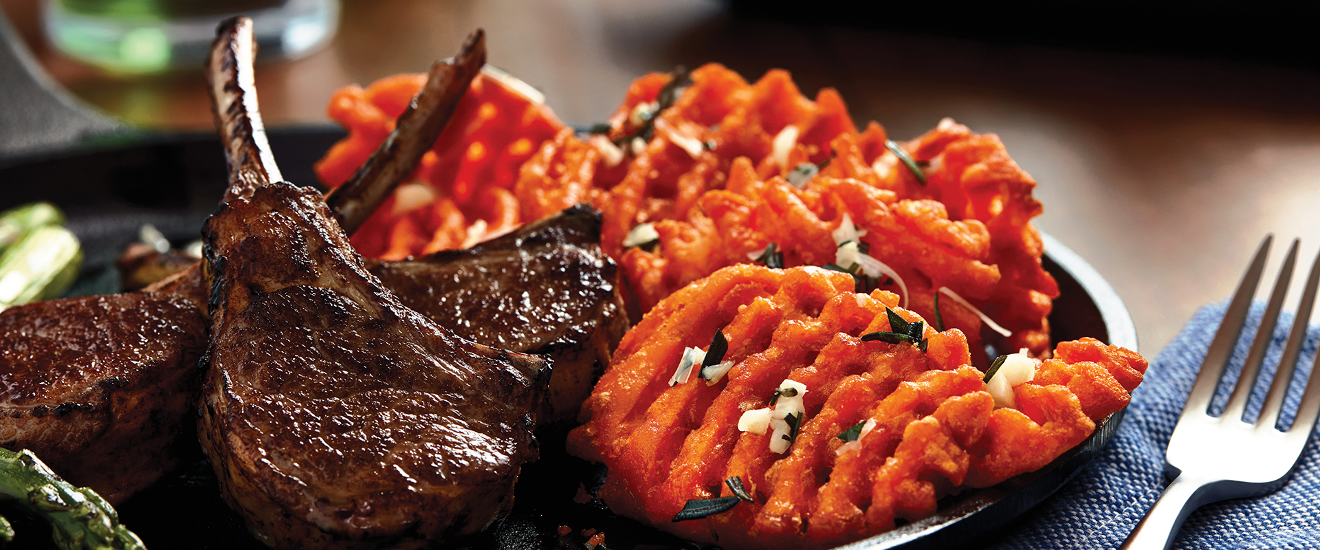 Grilled Lamb Chops and Tuscan Sweets