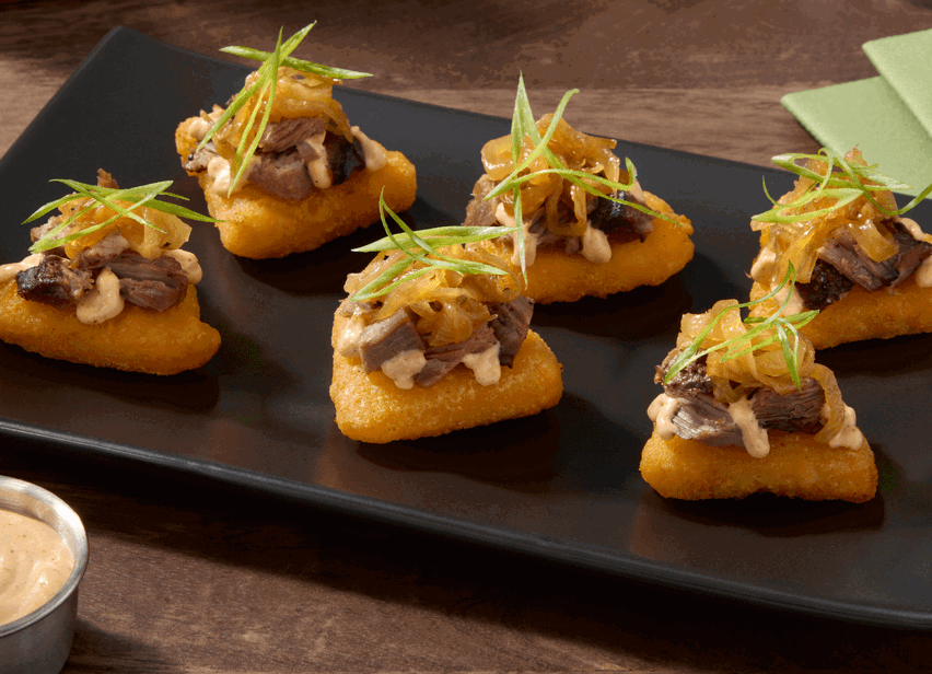 Brisket Topped Mac & Cheese