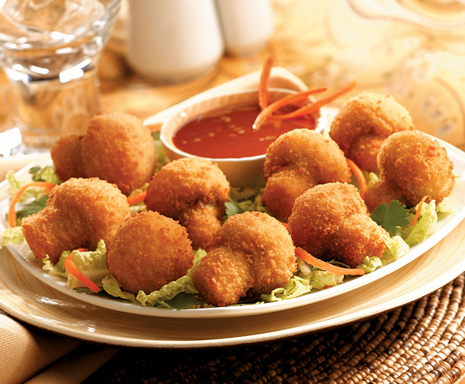 Spicy Mushroom Dippers