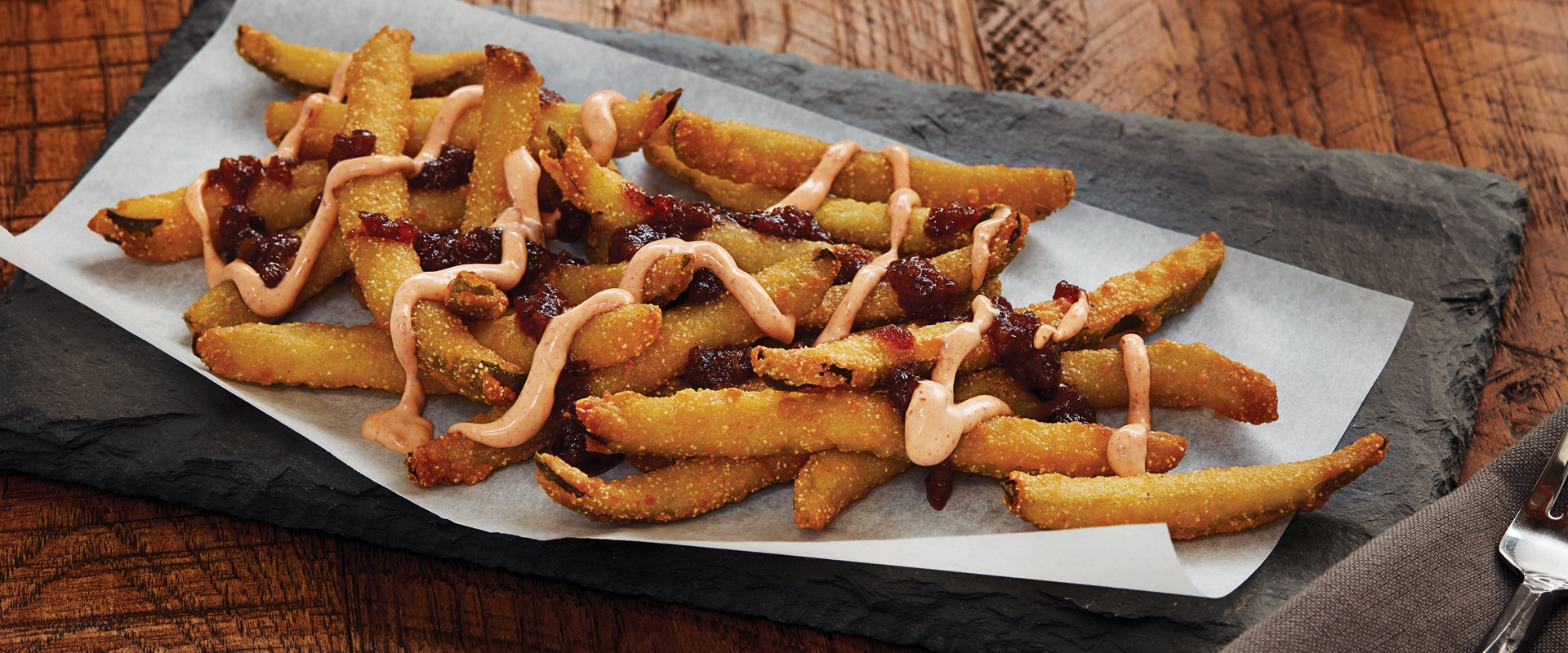 Bringin’ the Heat Pickle Fries