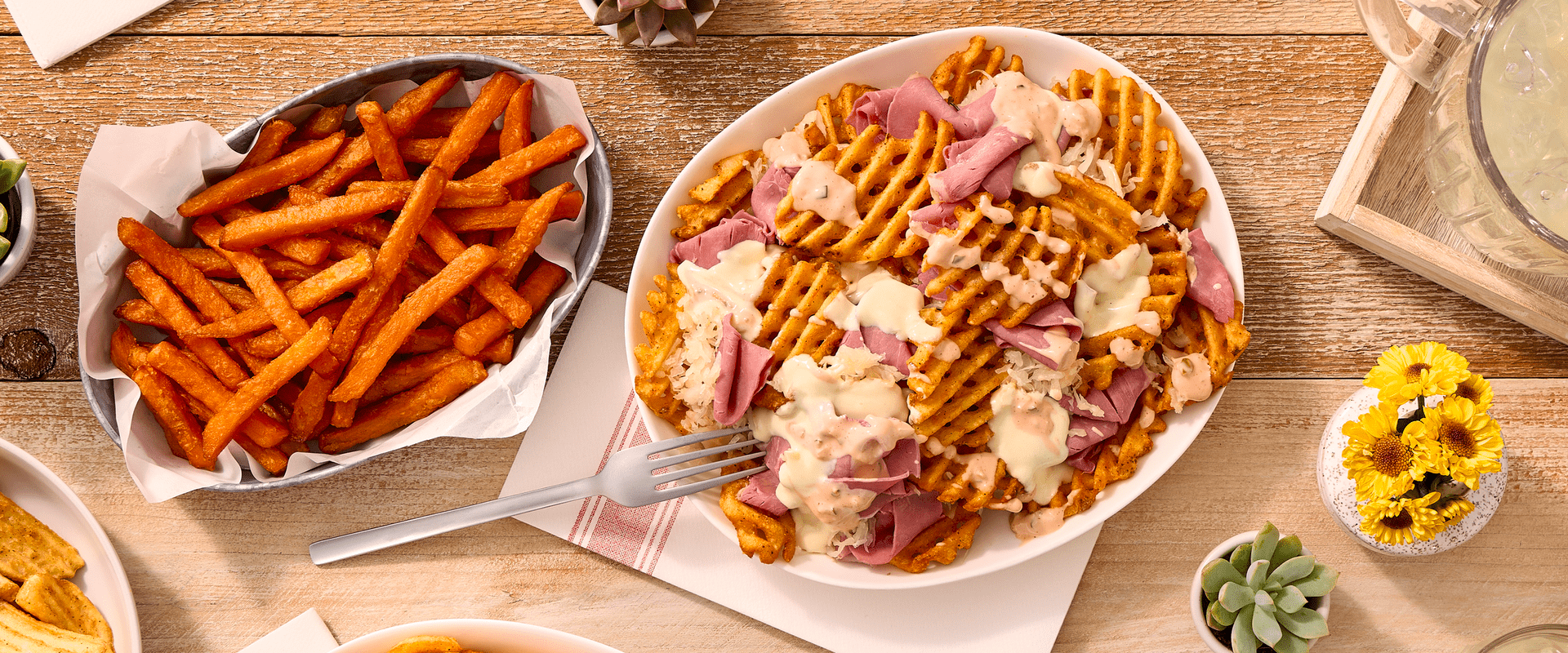 Loaded Reuben Fries