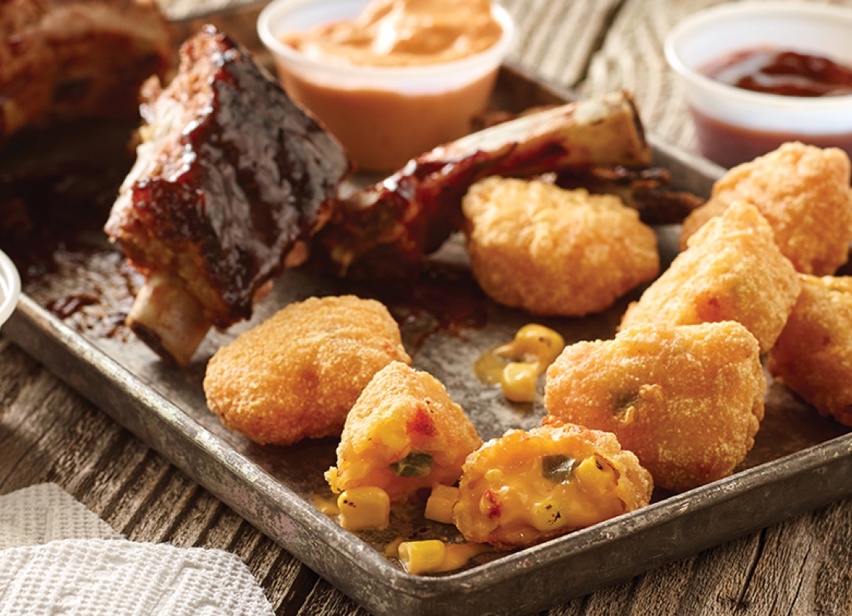 Crispy Corn Nugget Bites and Ribs