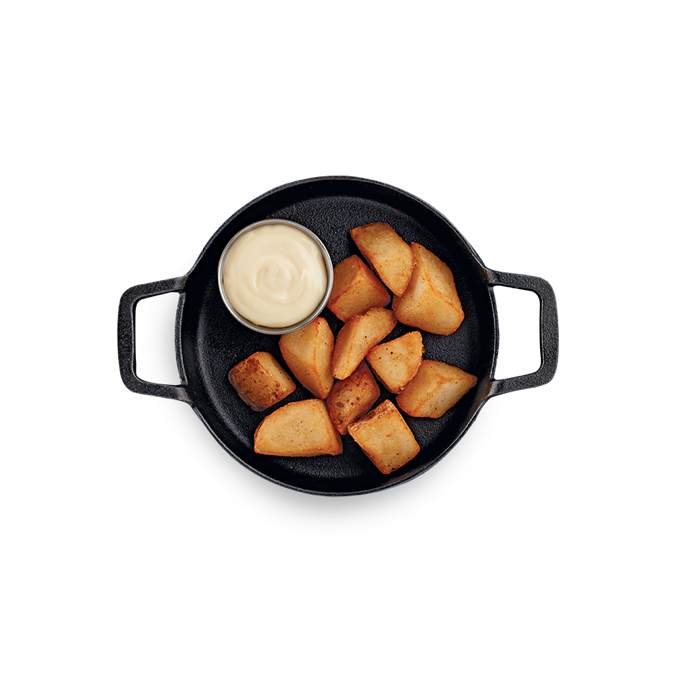 MCCAIN® SEASONED SKIN-ON ROASTED POTATO GARLIC, ROSEMARY & HERB 1" DICED CUBES