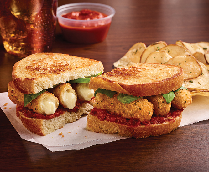 Pizza Margherita Grilled Cheese