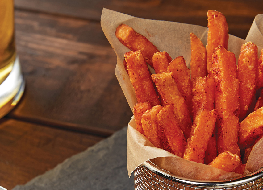 Sriracha-Dusted Sweet Fries