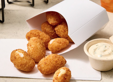 Golden Crisp® Garlic Cheese Curds Sell Sheet