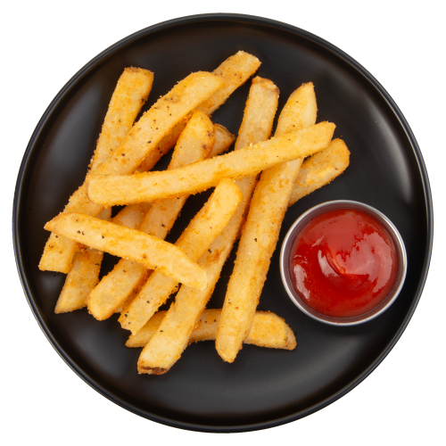MCCAIN® SURECRISP™ SEASIDE SALT, PEPPER & GARLIC STRAIGHT CUT FRIES 1/2"