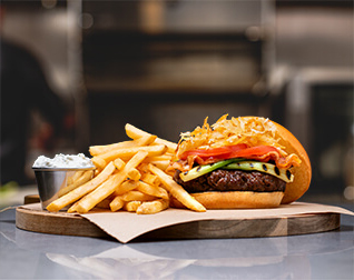 Russet Crunch Burger
