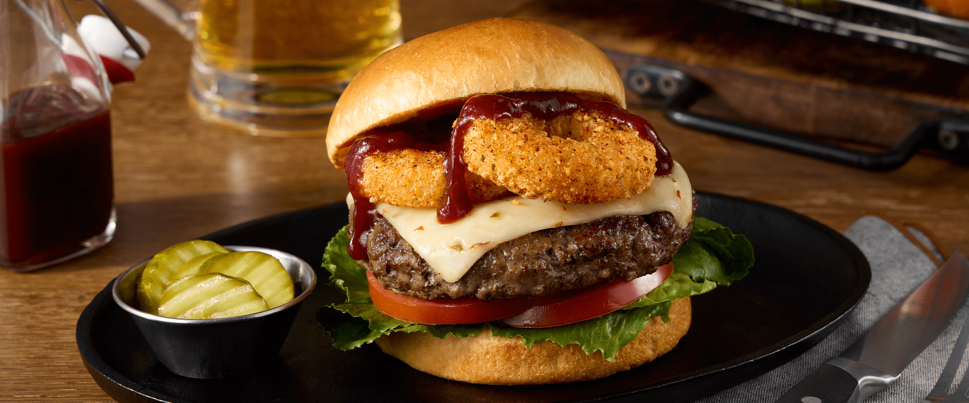 Texas Crunch Cheeseburger