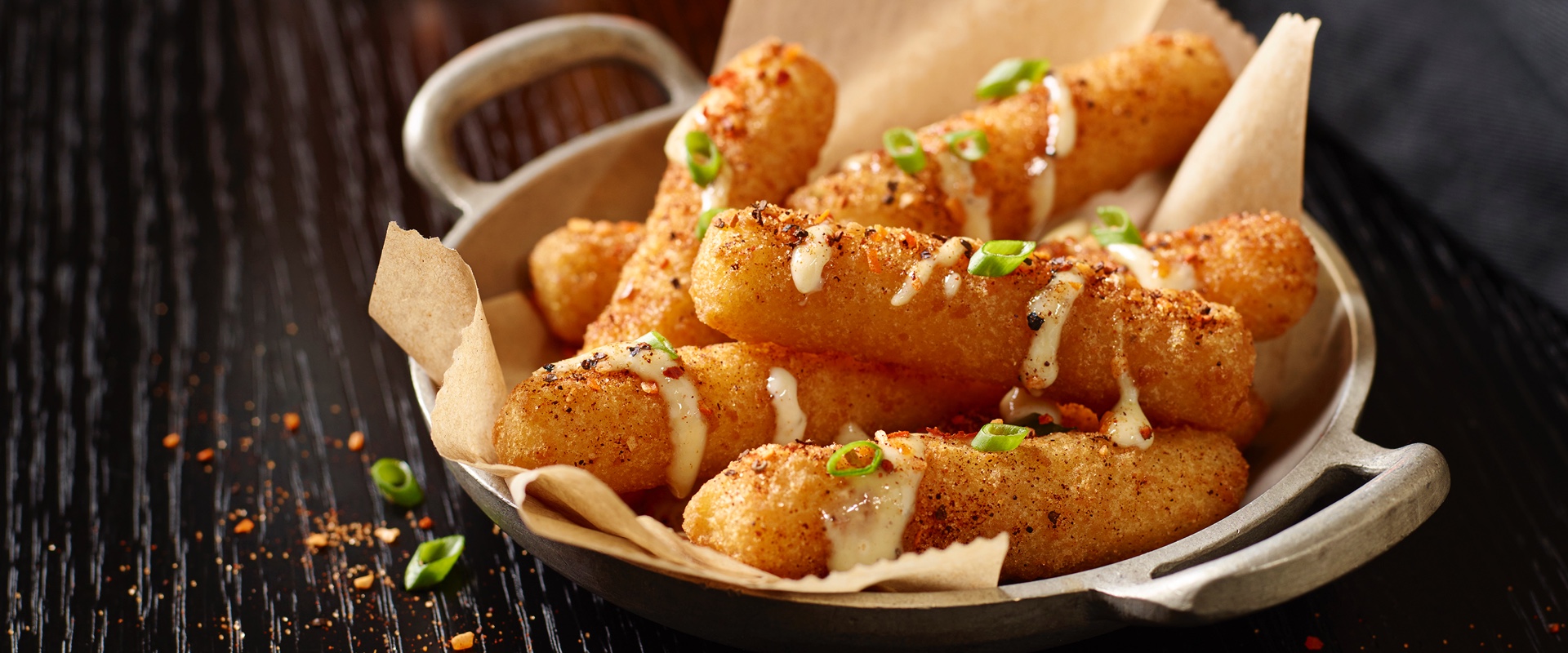BBQ’d & Beer’d Mozzarella Sticks