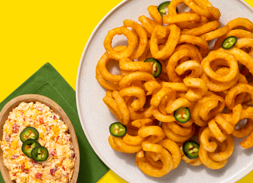 Spicy Pimento Cheese Fries