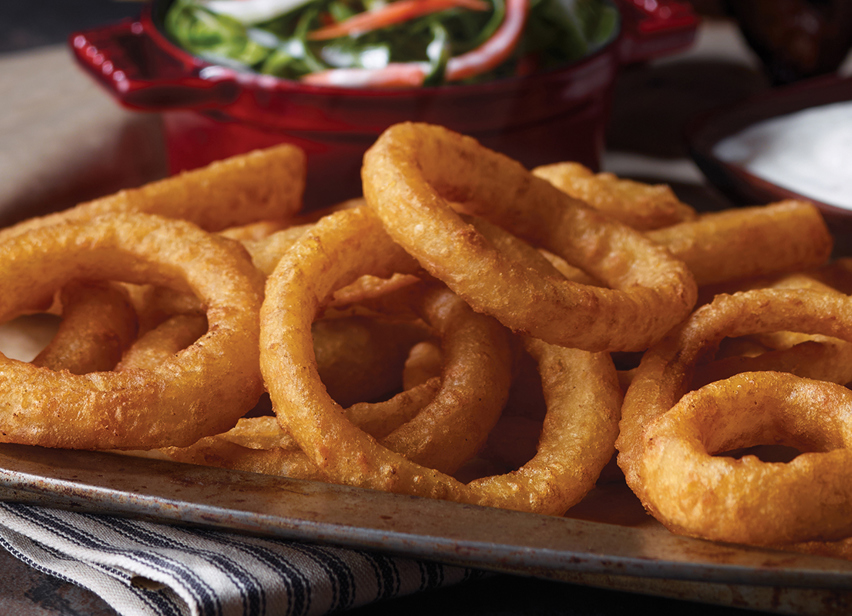 Mediterranean Lamb Skewers & Onion Rings