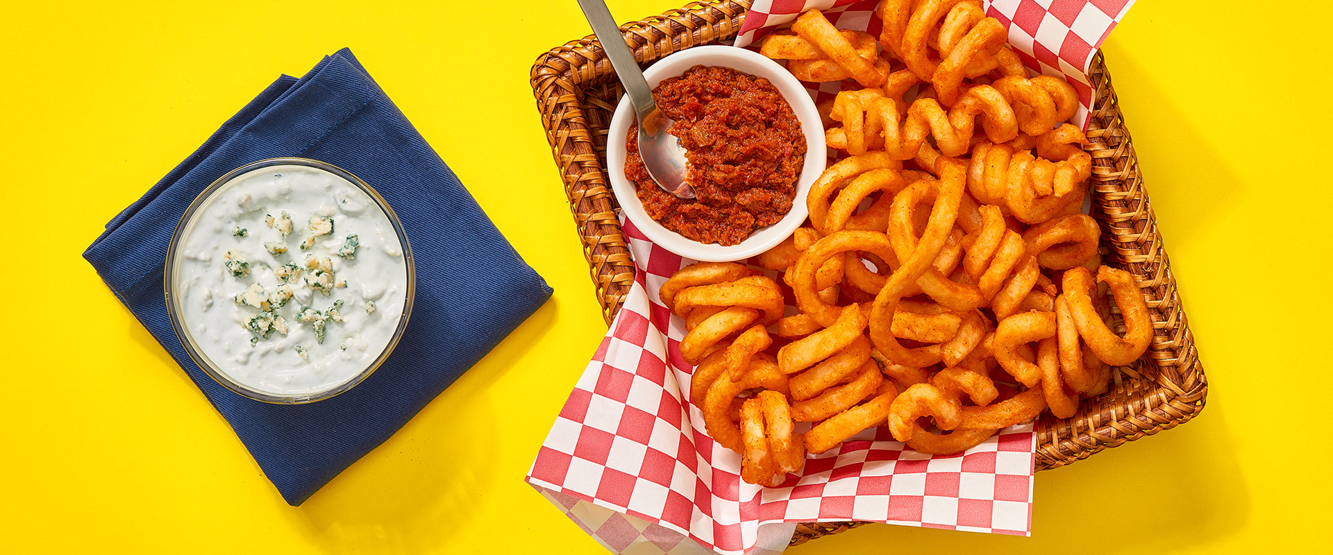 Red White and Blue Fries