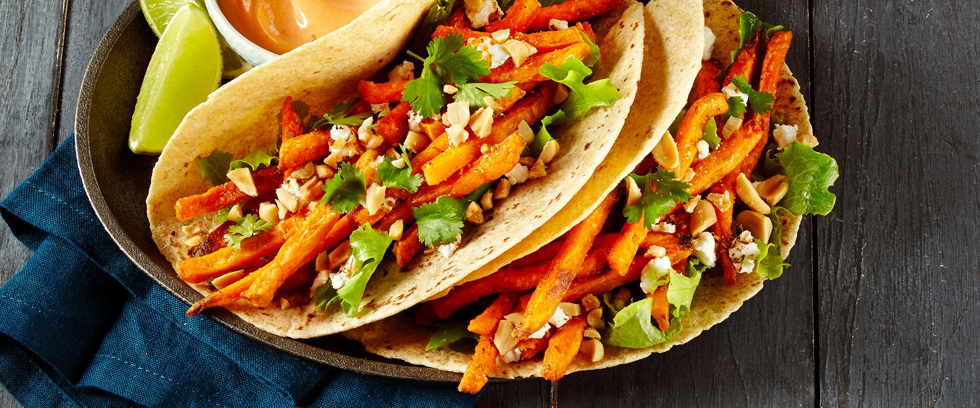 Mole Sweet Potato Tacos