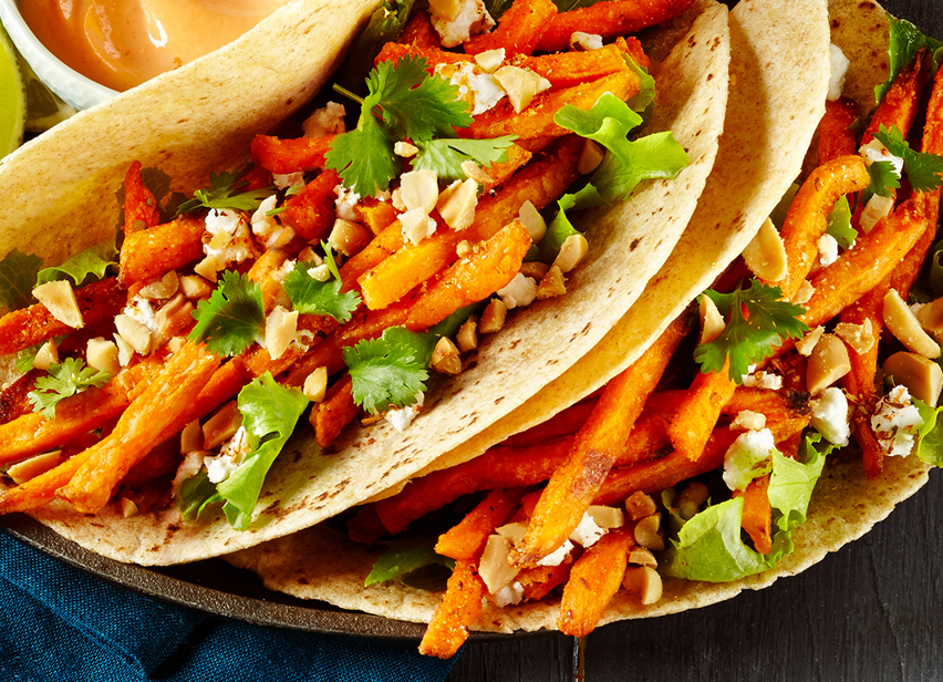 Mole Sweet Potato Tacos